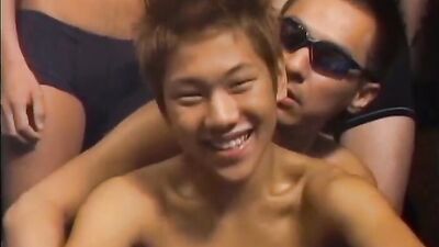 Asian Hardcore Orgy: Cum Shots with Father and Son!