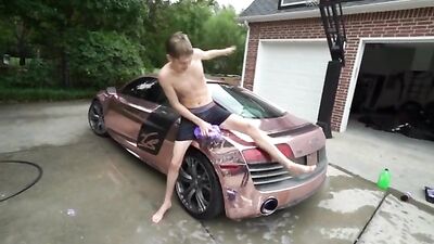 Sexy Car Wash: A Gay Porn Video with Exciting Action and Steamy Scenes!