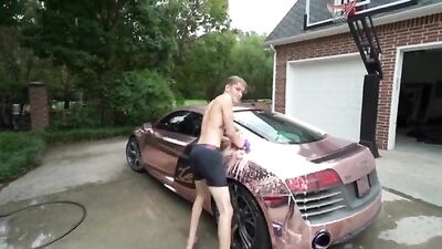 Sexy Car Wash: A Gay Porn Video with Exciting Action and Steamy Scenes!