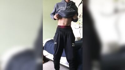 GayPornTube - 18yo Twink Cock Stroke