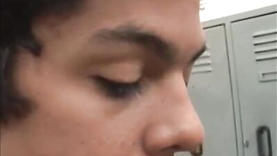 Gay Porn Latinos: Locker Room Bareback Cum Shots
