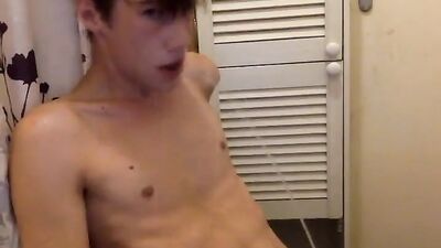 Pissing on himself^^