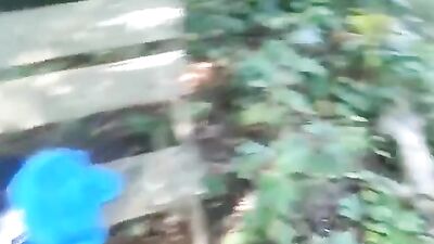 Cum in the woods