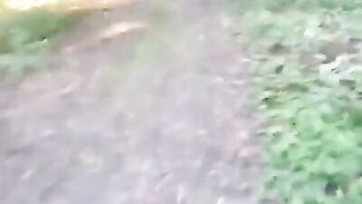 Cum in the woods