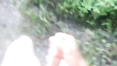 Cum in the woods
