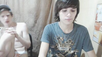 Two Cute Cammers: Raw and Uncut! - Gay Porn Video