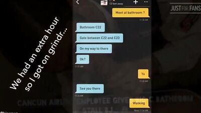 Gay Airport Blowjob: Hardcore Action in the Cockpit!