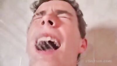 Ignat: Blond Boys Cum Shots Handjob - Caressed Gay Porn Video