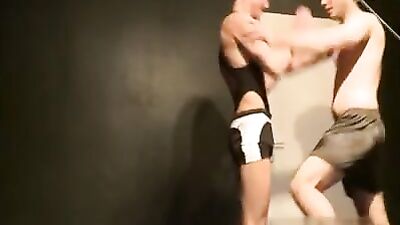 Fight Wank Revenge: Two Cutest Boys Take a Shower After Losing the Party