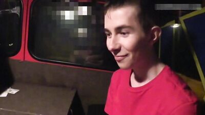AA vid - Two cute teen boys and a guy in a truck