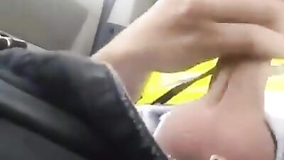 Cumming in Car 2: Amateur Cum Shots Solo