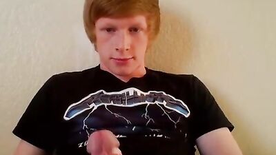 Redhead Solo Cam Wank - Hardcore Gay Porn!