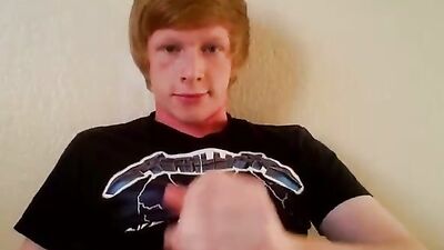 Redhead Solo Cam Wank - Hardcore Gay Porn!