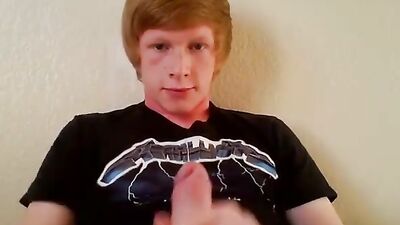 Redhead Solo Cam Wank - Hardcore Gay Porn!