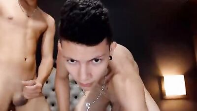 Young Latino Boys - Help Me! Web-Cam Oral Adventure