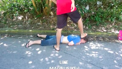 Latin Lickers: Trampling Supreme Flip Flops