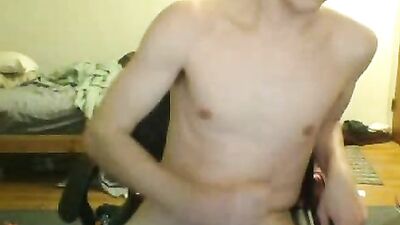 Gay Porn Web-Cam Showdown - Straight Lads Ultimate Solo Wanking Performance!