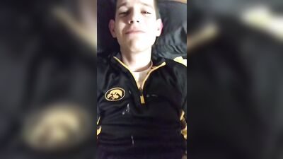 Self-Oral Cum Shot: Twink Brians Delightful Finish