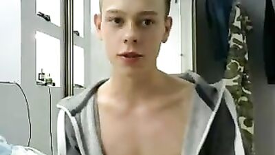 Hot Boy 40 Returns for More Solo Web-Cam Action!