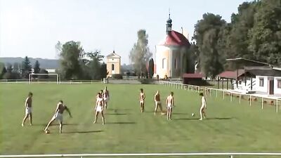 Gay Footballers Strip Down for Sexual Heat!