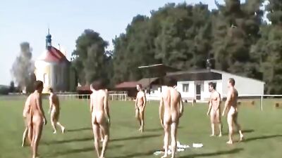 Gay Footballers Strip Down for Sexual Heat!