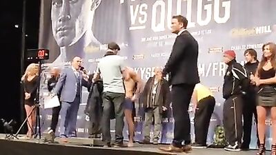 Straight Boxing Muscle Boys: Weight Control Before the Match!