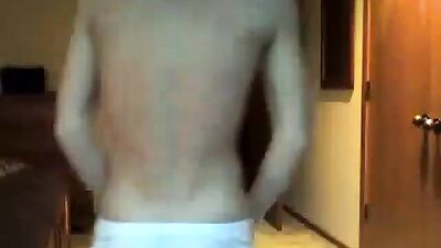 Young Amateur Strips and Jerks Off - No Cum in Sight!