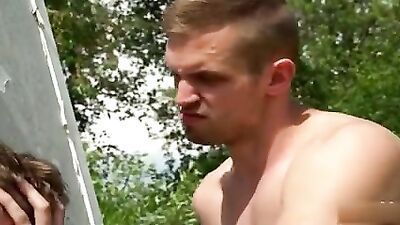 Hard Bareback Submission: Outdoor Twink Domination