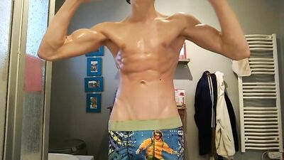 Oil Flexing: The Ultimate Gay Porn Experience