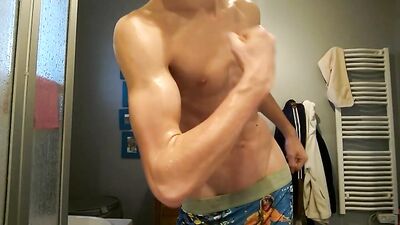 Oil Flexing: The Ultimate Gay Porn Experience