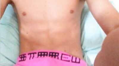 Pink Pants Amateur Cum Shots Solo - A Gay Porn Video!