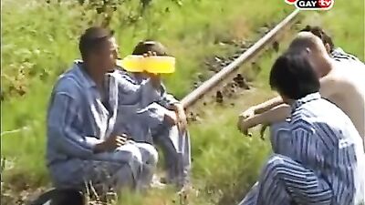 Prisoners Squad: Action Vintage Gay Porn Video