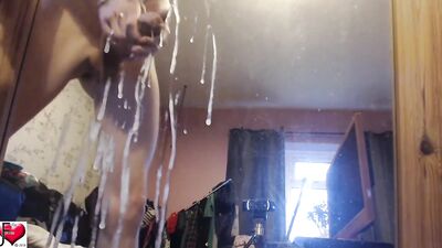 Dirty Talk Mirror Cum: Felix Joness Final Fuck!