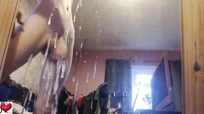 Dirty Talk Mirror Cum: Felix Joness Final Fuck!