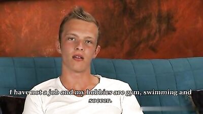 Czech Blond Boy Radek Kupsky gets Hands-on Help in New Gay Porn Video!