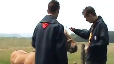 Teen Scouts Go Nasty - Two Naughty Explorers Pick Up a Curious Twink and Take Him on an Unforgettable Ride!