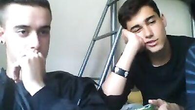 Guys showing a little