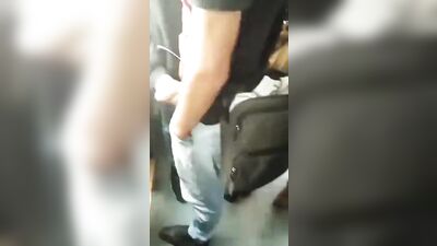 Cum Shoot in Train: Handjob Adventure!