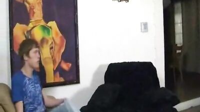 Shirtless Twink Volleyball Tease - Gay Brothers Naughty Plan