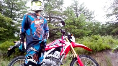Dirt Bike Cumshot Frenzy - Amateur Teen Motocross Jerks and Squirts!