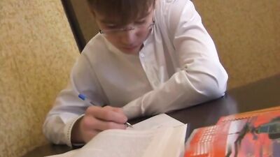 Study Makes Horny Boy Porn XXX