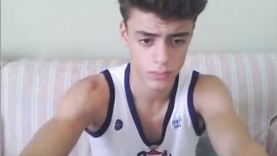 Jock Boy Strokes in Amateur Gay Porn Video