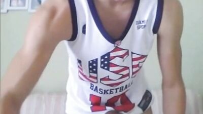 Jock Boy Strokes in Amateur Gay Porn Video