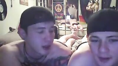 Gay Couple Relaxing: Hot and Steamy Home Action!