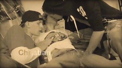 Gay Porn: Wild 3-Way Orgy with Filthy Skater Sluts