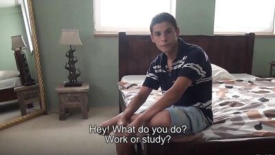 Cumming with Foot Fetish Latino Stud: Lickable from Head to Toes!