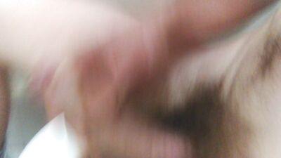 Young Twink Wanks His Uncut Cock In The Bathroom!