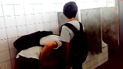 Toilet Stall Passion: Amateur Gay Porn Action