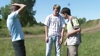 Outdoor Gay Adventures with Blond Boys! Alex and Friends Unleashed!