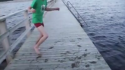 Swedish Diving Boys - Naked in Cold Water! A Gay Porn Video with a Twist